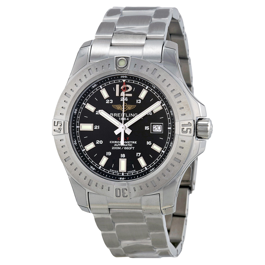 Breitling Colt Automatic Black Dial Men's Watch A1738811-BD44SS
