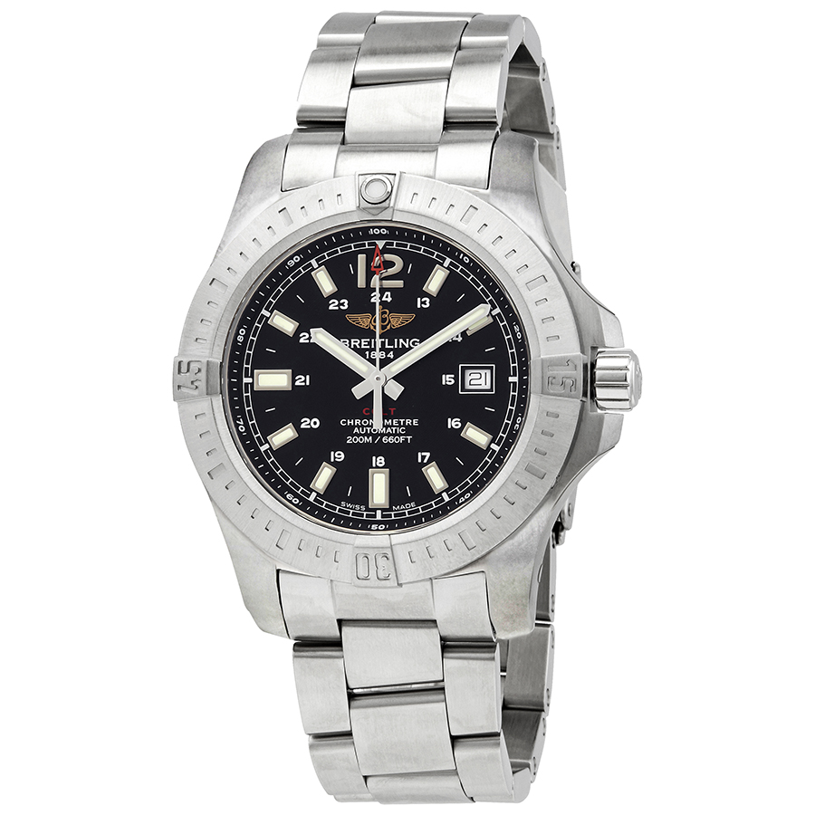 Breitling Colt Automatic Chronometer Black Dial Men's Watch A17388101B2A1