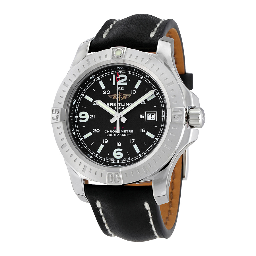 Breitling Colt Black Dial Men's Quartz Watch A7438811/BD45BKLT