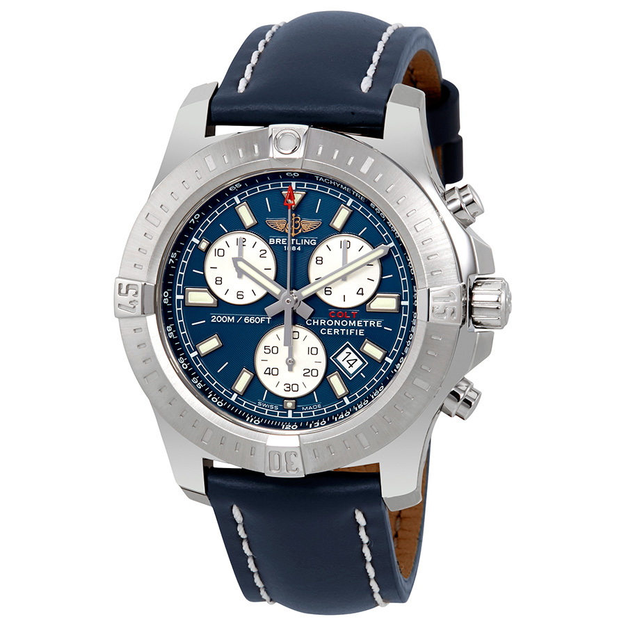 Breitling Colt Chronograph Blue Dial Men's Watch A7338811-C905BLLT