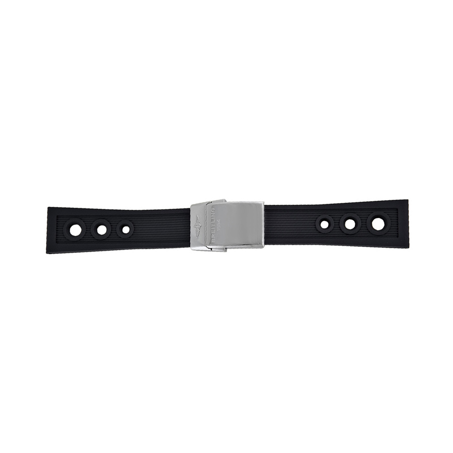 breitling rubber deployment strap