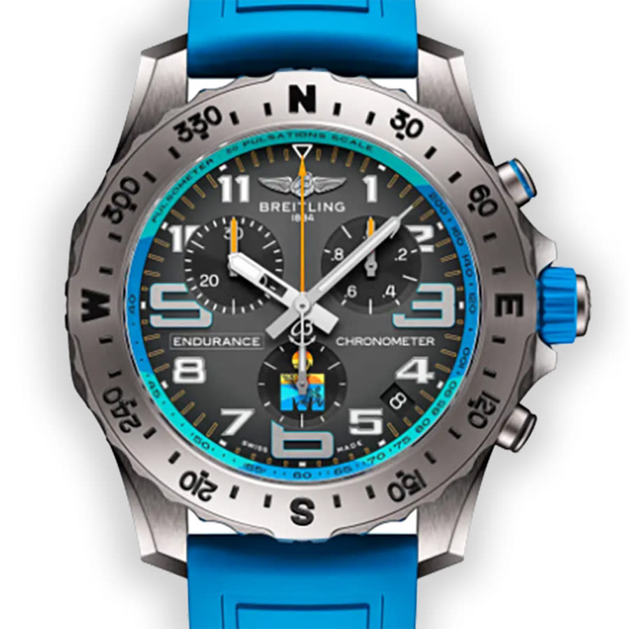 Breitling Endurance Pro Chronograph Quartz Chronometer Grey Dial Men's Watch E823105A1M1S1