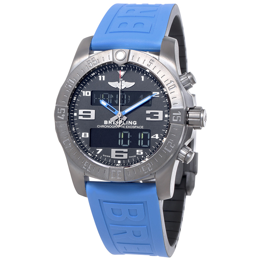 Breitling Exospace B55 Connected Blue Rubber Men's Watch VB5510H2-BE45BLPD3
