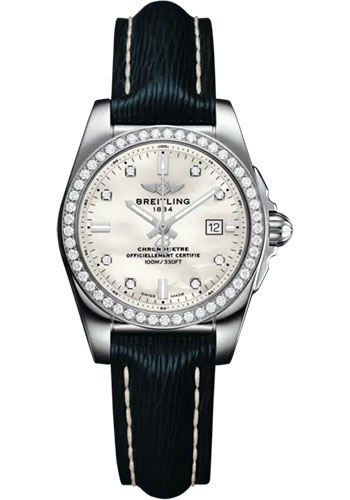 Breitling Galactic 29 Sleek Quartz Diamond Ladies Watch A72348531A1X1