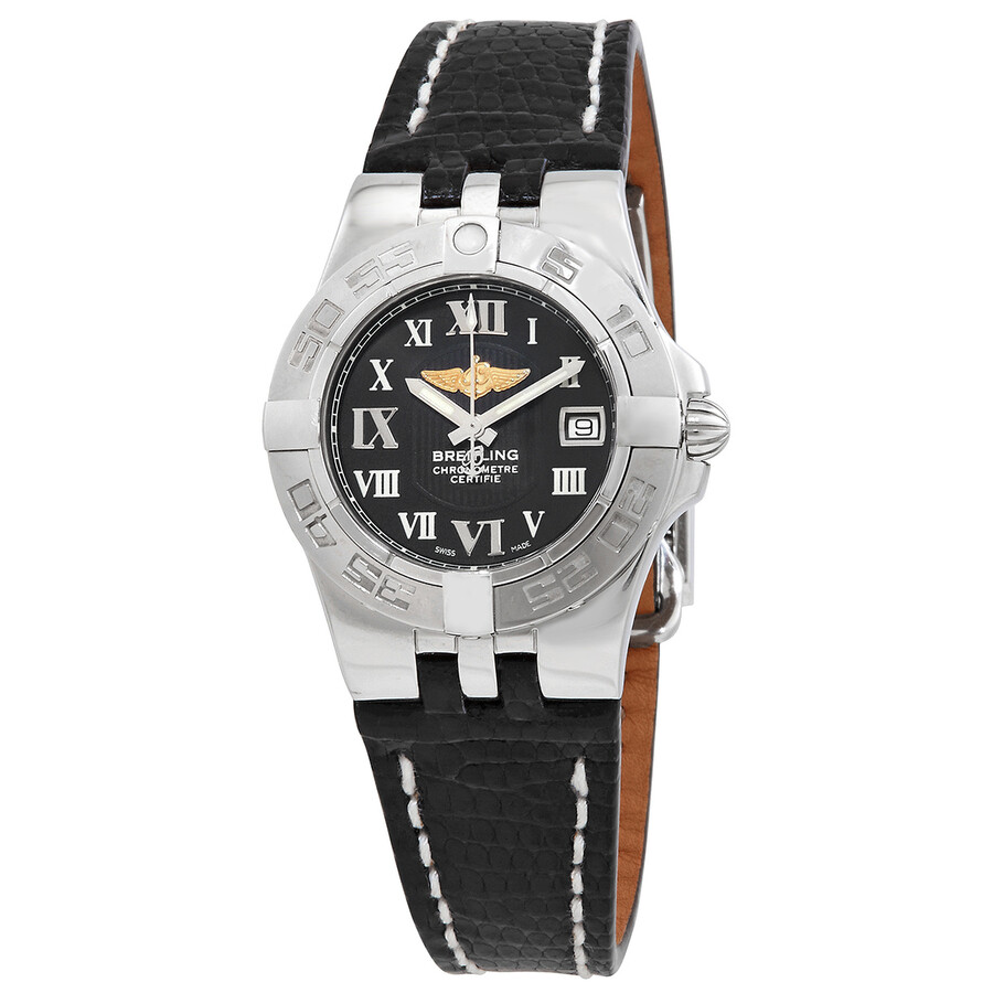 Shop Breitling Galactic 30 Quartz Black Dial Ladies Watch A71340l2/b950.168z.a14d.1