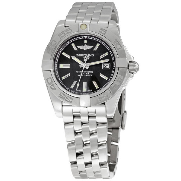 Breitling Galactic 32 Black Dial Ladies Watch A7135612-BA10SS