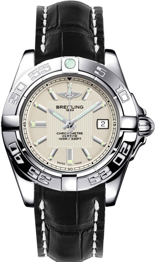 Breitling Galactic 32 Chronometer Silver Dial Ladies Watch A71356L2-G702-780P