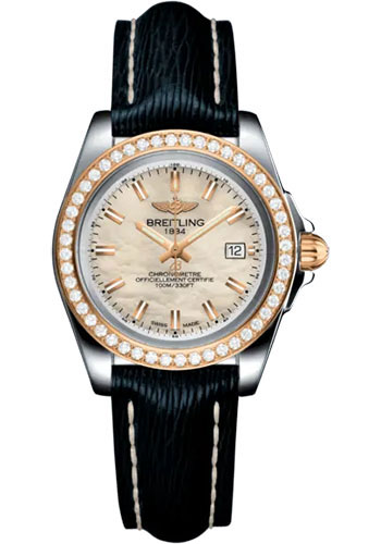 Breitling Galactic 32 Quartz Chronometer Diamond Watch C71330531A1X1