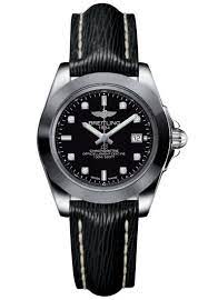 Breitling Galactic 32 Sleek Quartz Diamond Black Dial Ladies Watch W71330121B1X1