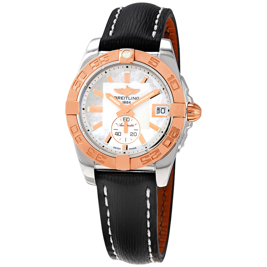 Breitling Galactic 36 Automatic Mother Of Pearl Dial Unisex Watch C3733012-A724BKSLD