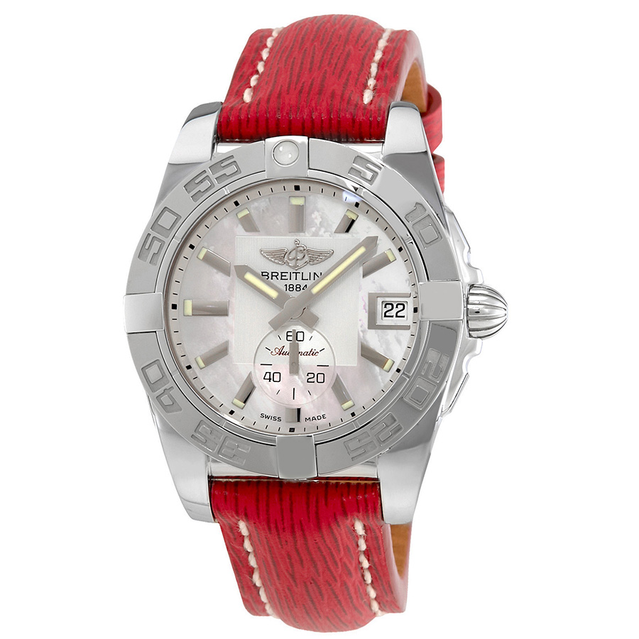 Breitling Galactic 36 Automatic Mother of Pearl Dial Watch A3733012/A716-999Z