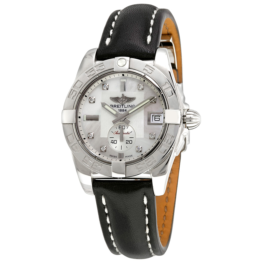 Breitling Galactic 36 Automatic Mother of Pearl Diamond Unisex Watch A3733012/A717BKLD