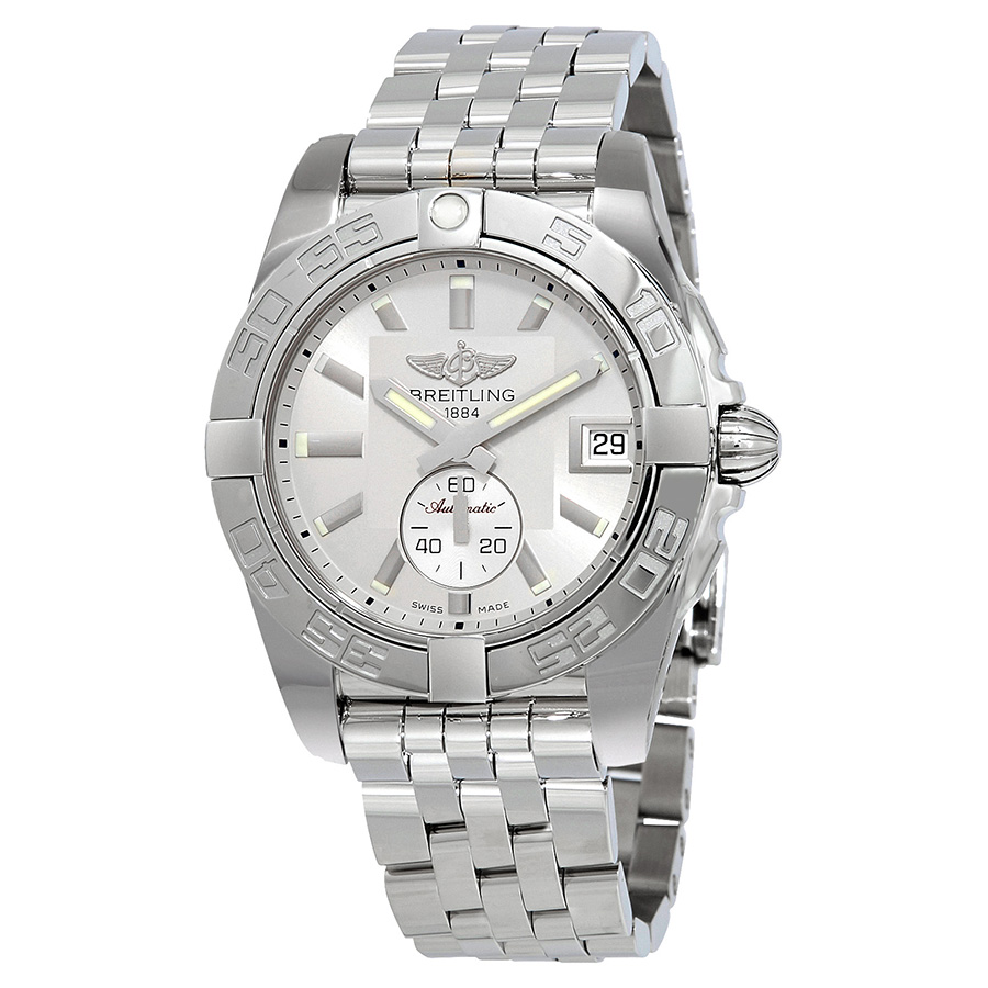 Breitling Galactic 36 Automatic Silver Dial Stainless Steel Ladies Watch A3733012-G706