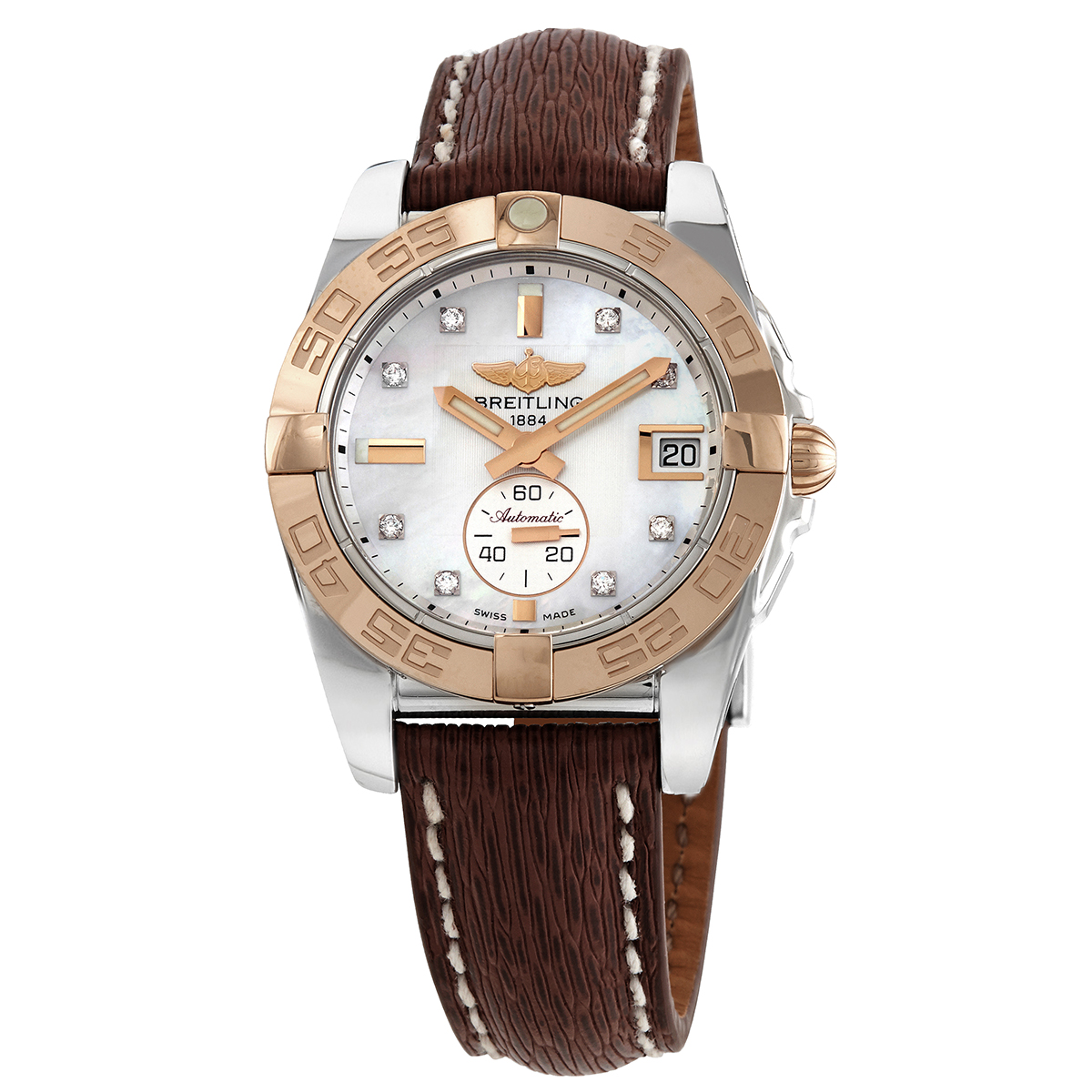 Breitling Galactic Automatic Diamond Steel and 18kt Rose Gold Watch C3733012/A725 216X -A16BA.1