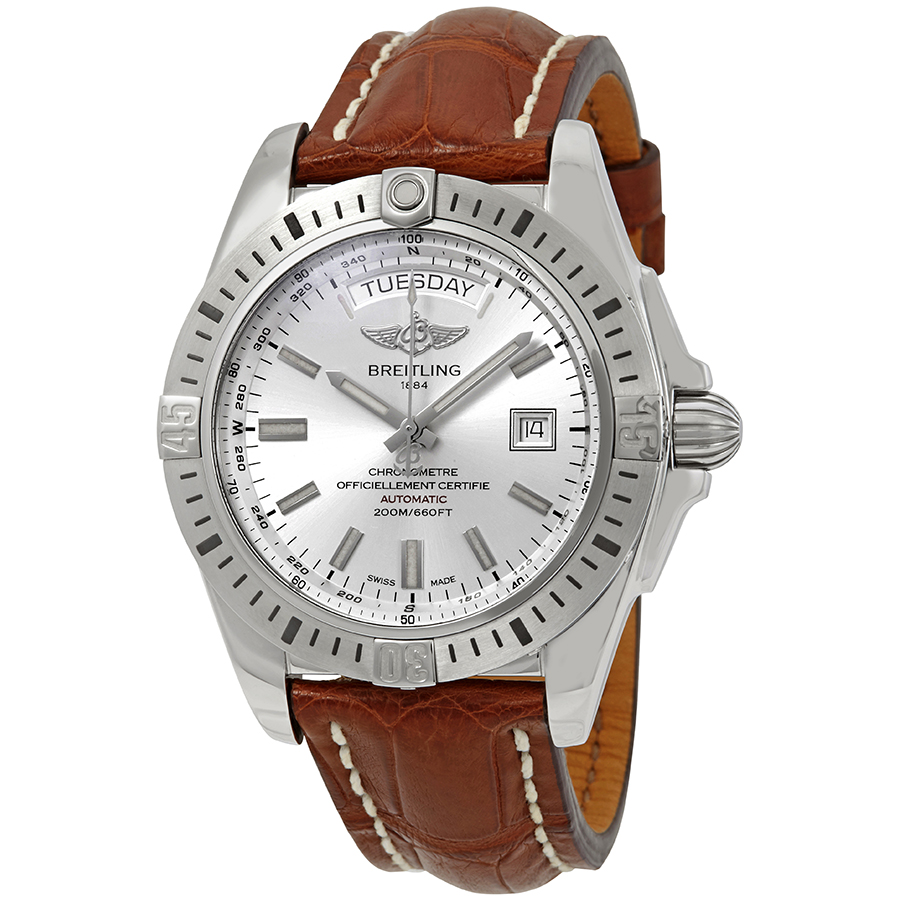 Breitling Galactic Automatic Silver Dial Men's Watch A45320B9/G797LBRCT