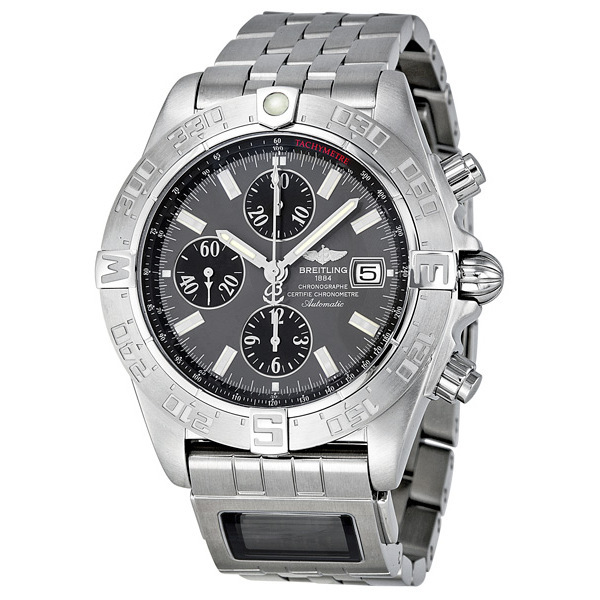 Breitling Galactic Chrono Slate Grey Stainless Steel Men's Watch A1336410/F517