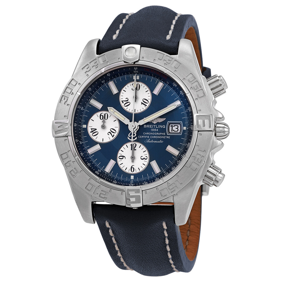 Breitling Galactic Chronograph II Automatic Blue Dial Men's Watch