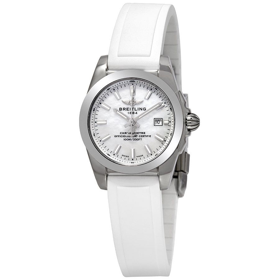 Breitling Galactic Mother of Pearl Dial Ladies Watch W7234812/A784-249S