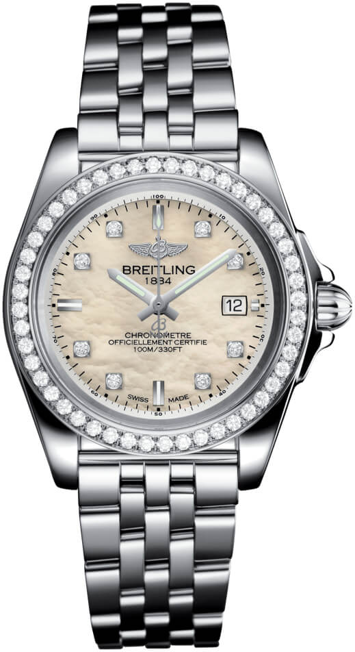 Breitling Galactic Quartz Diamond Ladies Watch A71330531A1A1