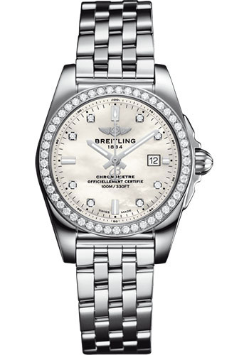 Breitling Galactic Quartz Diamond Ladies Watch A72348531A1A1