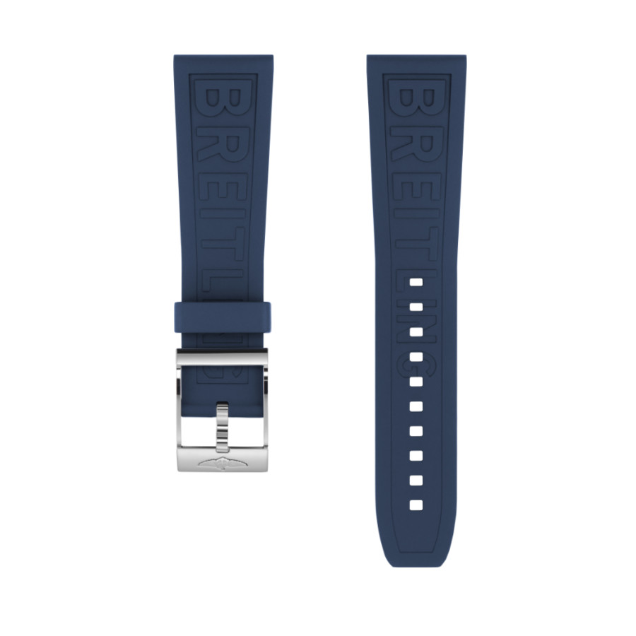 Breitling Men's 24-20 mm Rubber Watch Band 159S
