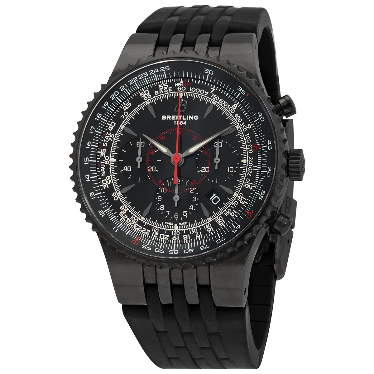 Breitling Montbrillant 47 Chronograph Automatic Black Dial Men's Watch M2335124/BD06.223S.M20D.2