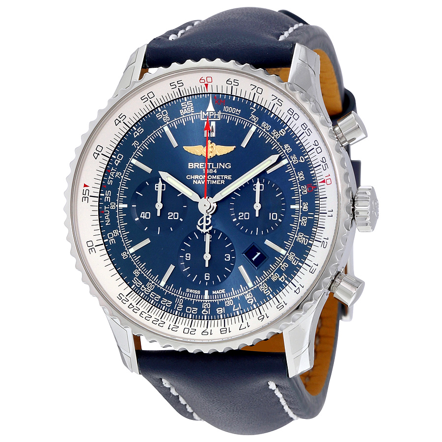 Breitling Navitimer 01 Chronograph Automatic Blue Dial Men's Watch AB012721-C889BLLT