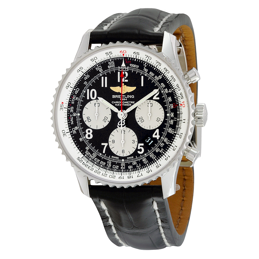 Breitling Navitimer 01 Chronograph Black Dial Men's Watch AB012012/BB02BKCD