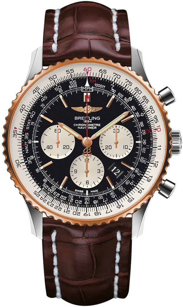 Breitling Navitimer 1 B01 Chronograph Automatic Black Dial Men's Watch UB0127211B2P1