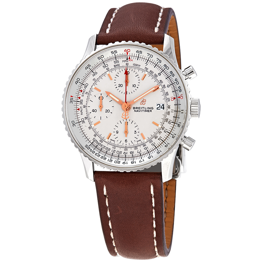 Breitling Navitimer 1 Chronograph Automatic Silver Dial Men's Watch A13324121G1X3