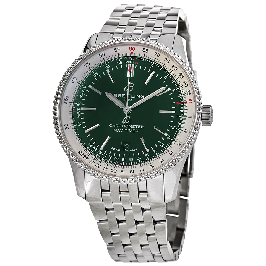 Breitling Navitimer 1 Limited Edition Automatic Green Dial Men's Watch A173261A1L1A1