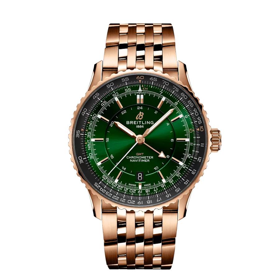 Breitling Navitimer 41 Automatic Green Dial Men's Watch R32310251L1R1