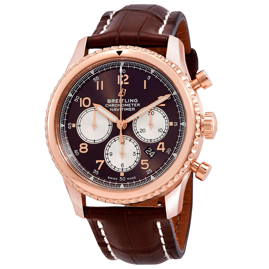 Breitling Navitimer 8 Chronograph Automatic Chronometer 18kt Rose Gold Men's Watch RB0117131Q1P1