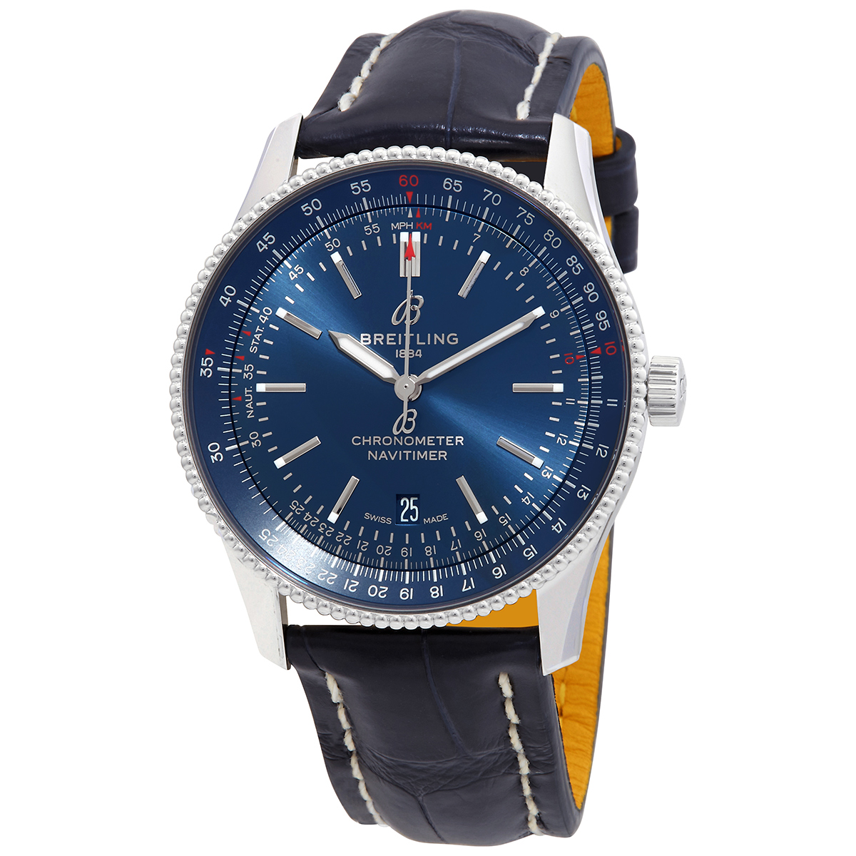 Breitling Navitimer Automatic Chronometer 41 Blue Dial Men's Watch a17326161c1p3