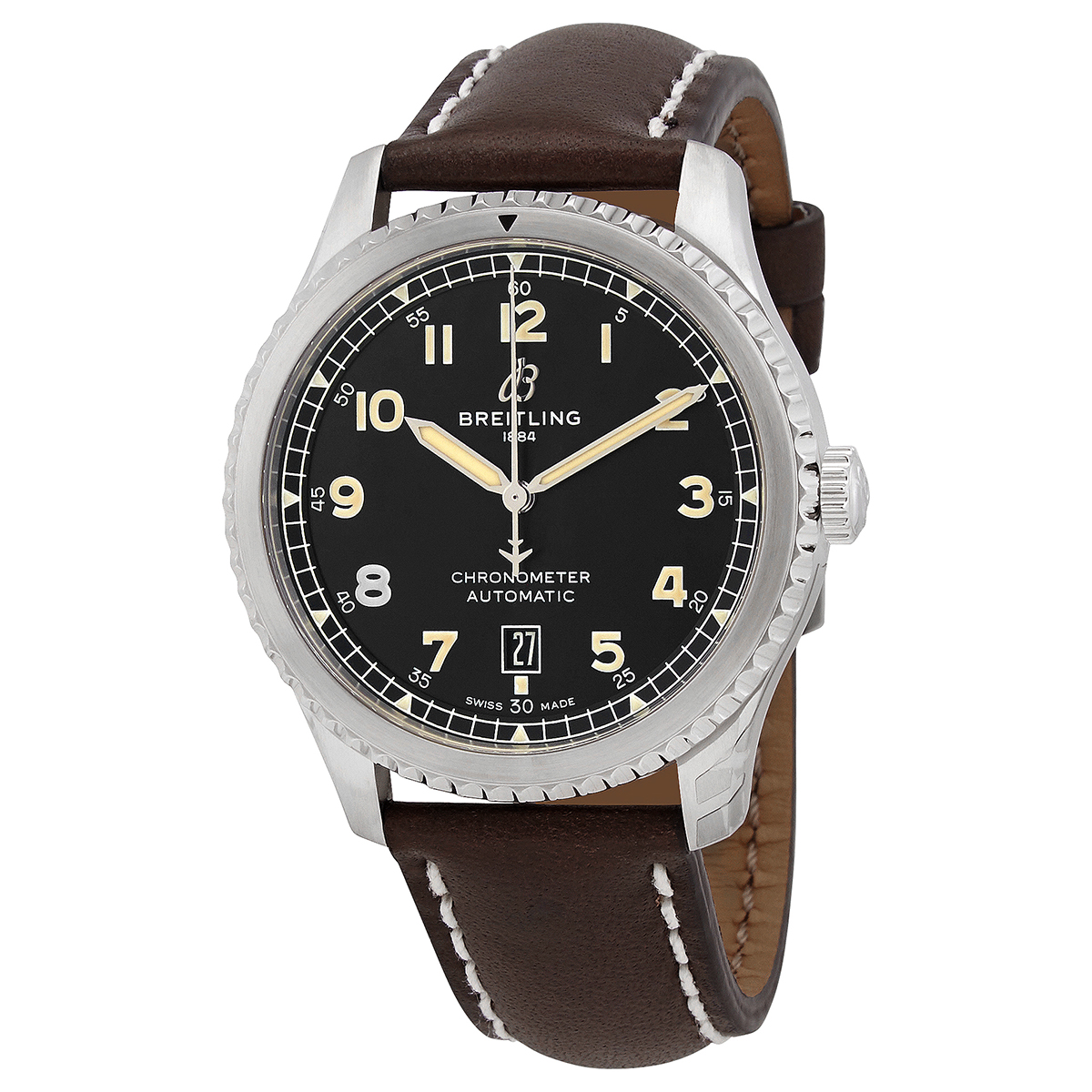Breitling Navitimer Aviator 8 Automatic Black Dial Men's Watch A173151A1B1X1