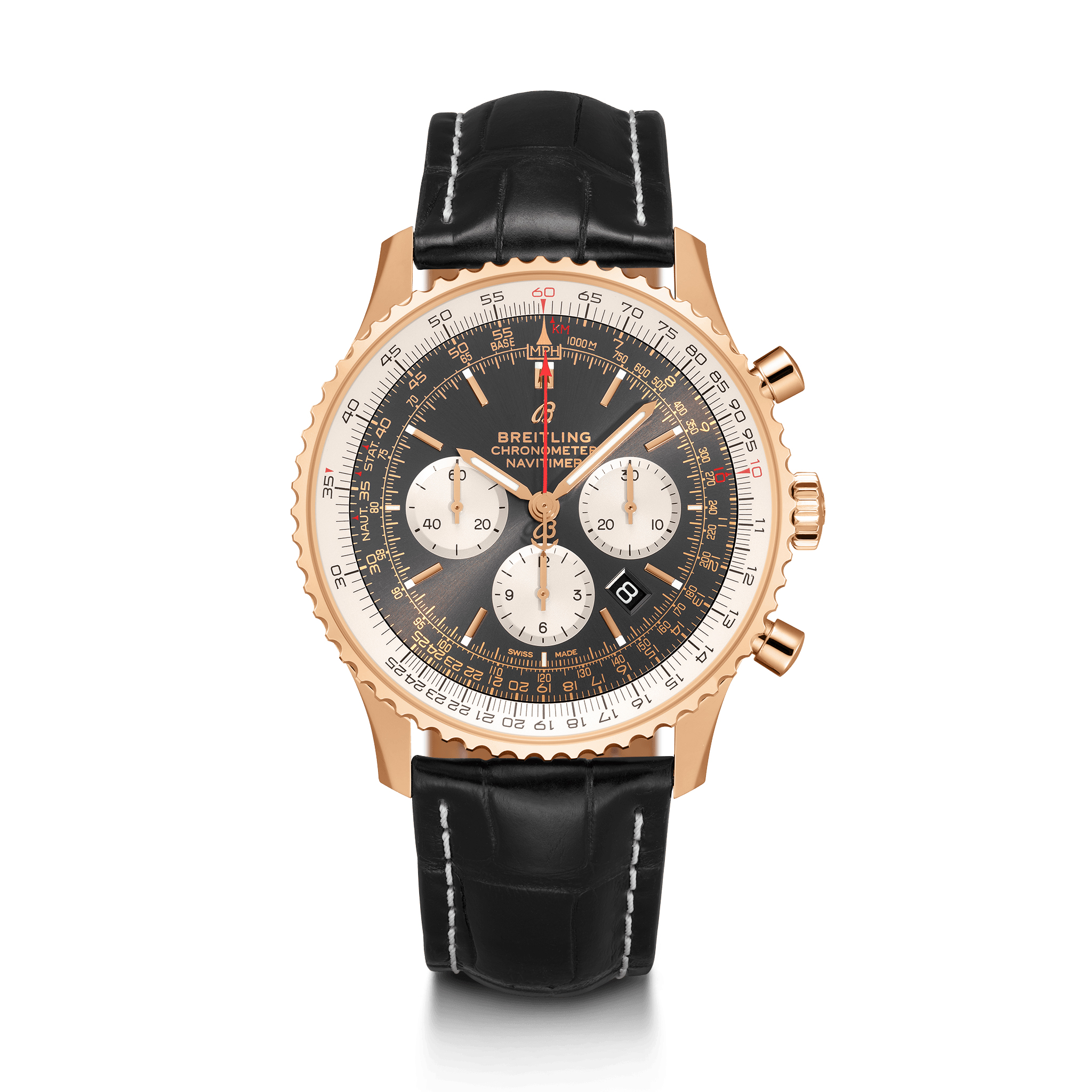 Breitling Navitimer B01 Stratos Gray Dial Chronograph Automatic Men's Watch RB0127121F1P2