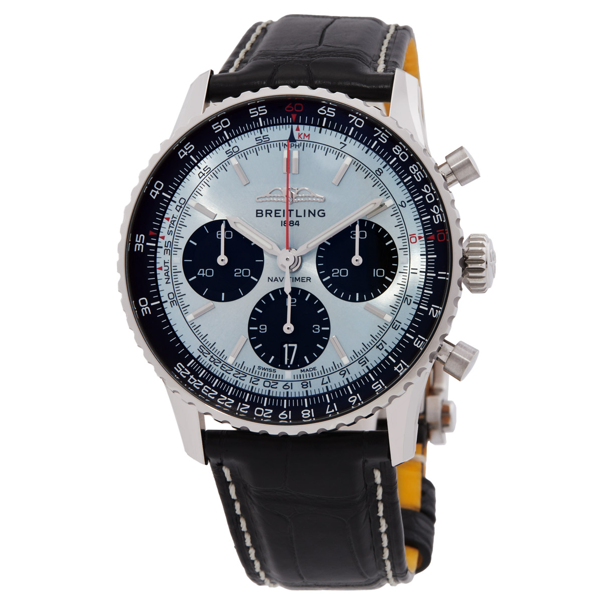 Navitimer 41mm Chronograph Automatic Chronometer Blue Dial Men's Watch