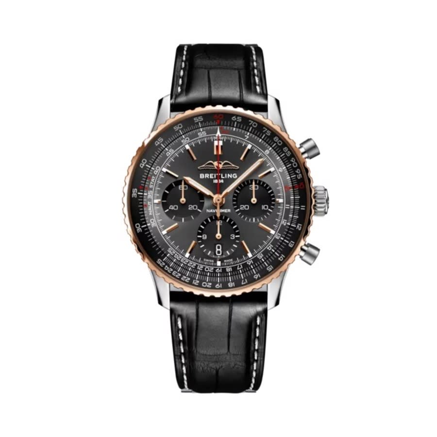 Navitimer Chronograph Automatic Chronometer Grey Dial Men's Watch