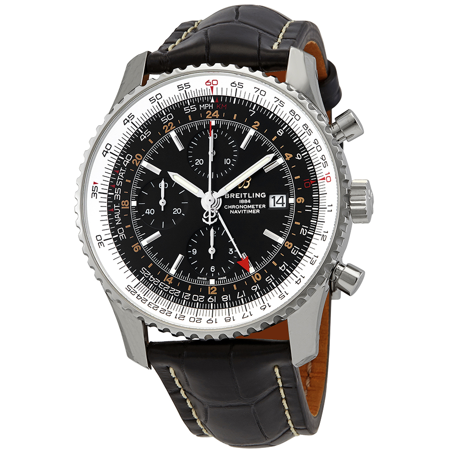 AB044121/BD24-453A Breitling Navitimer GMT Mens Automatic Chronograph Watch  - BRAND NEW