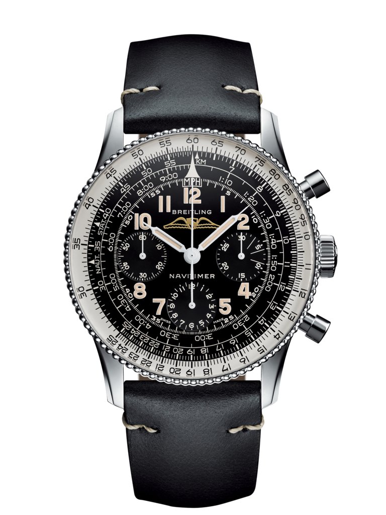 Breitling Navitimer REF. 806 1959 Re-Edition Chronograph Hand Wind Black Dial Men's Watch AB0910371B1X1