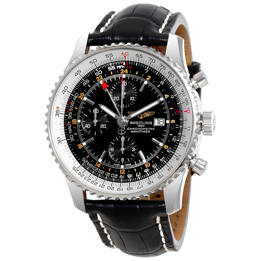 Breitling Navitimer World Chronograph Automatic Men's Watch A2432212-B726BKCT