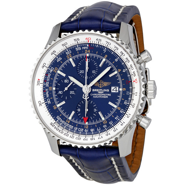 Breitling Navitimer World Chronograph Men's Watch A2432212-C651BLCD