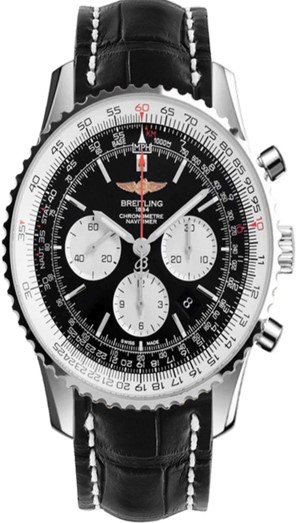 Breitling Navitimeter 01 Black Dial Stainless Steel Chronograph Men's Watch AB012012/BB01BKCT