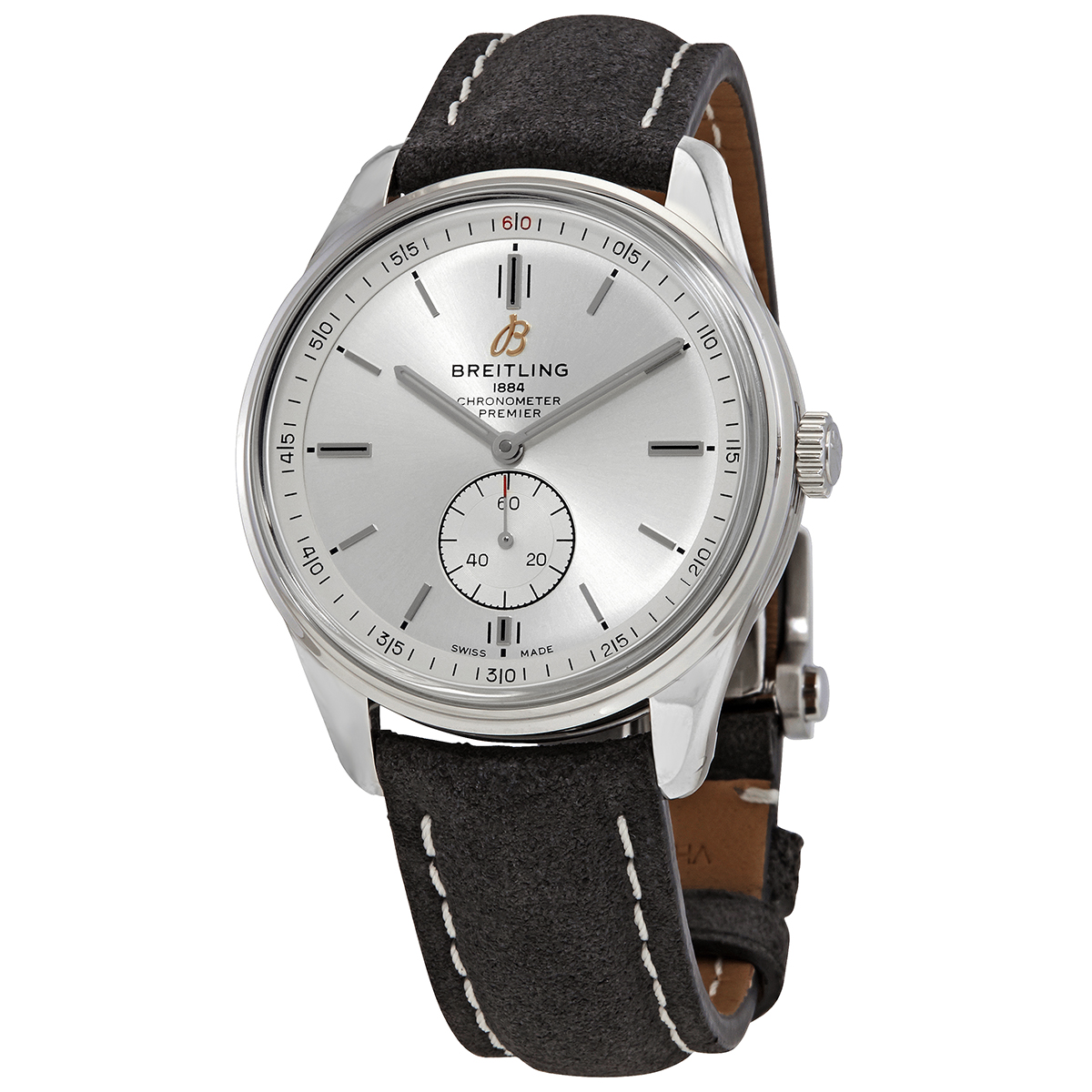 Breitling Premier Automatic 40 Silver Dial Watch A37340351G1X1