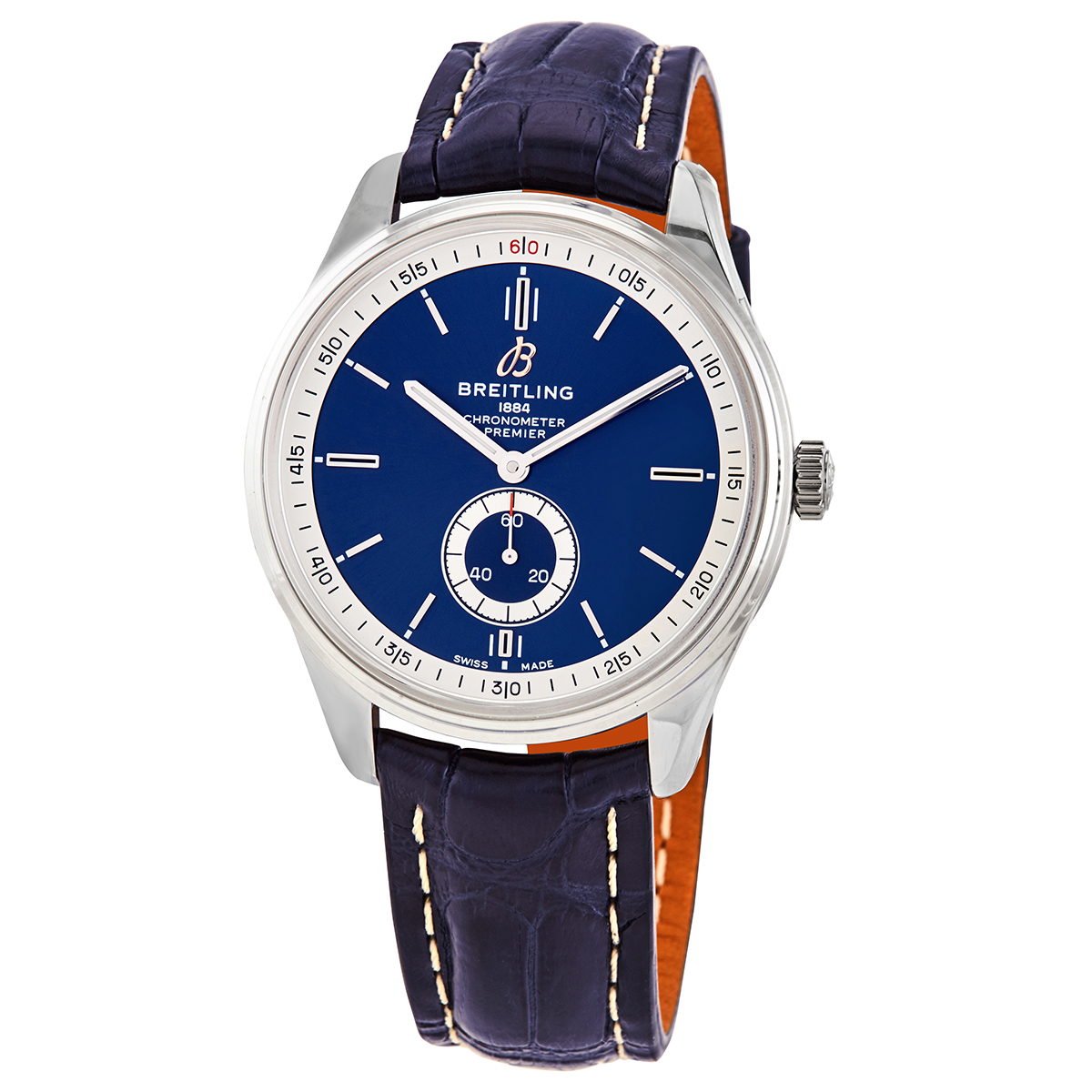 Breitling Premier Automatic Chronometer Blue Dial Men's Watch A37340351C1P2