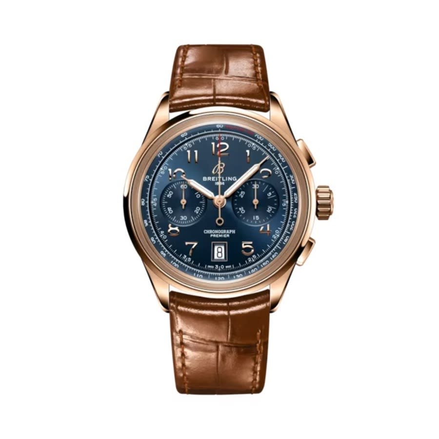 Premier Chronograph Automatic Chronometer Blue Dial Men's Watch