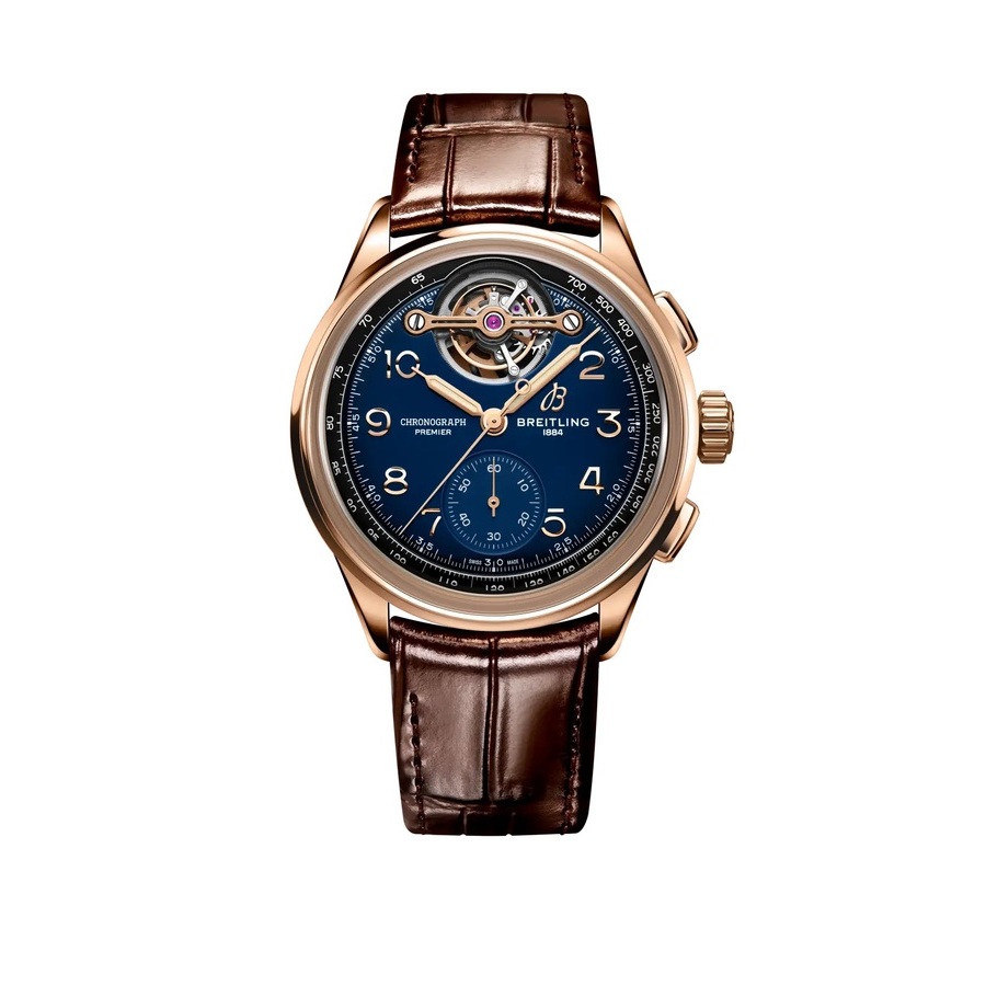 Premier Chronograph GMT Automatic Chronometer Blue Dial Men's Watch