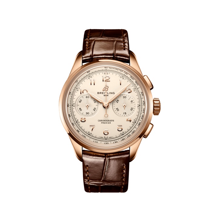 Premier Chronograph Hand Wind Silver Dial Men's Watch