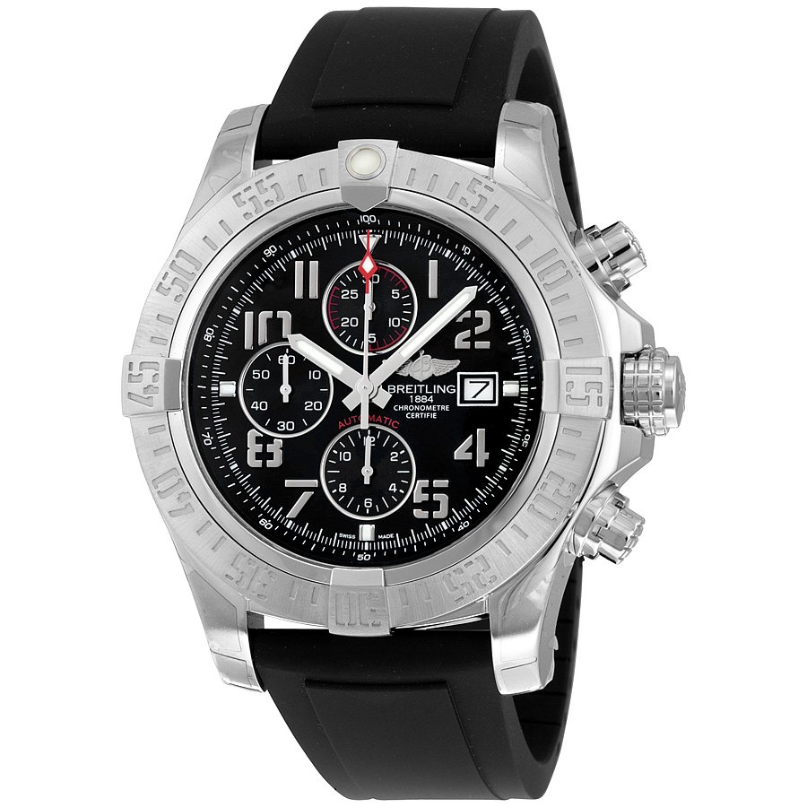 Breitling Super Avenger II Black Dial Men's Watch A1337111-BC28BKPD