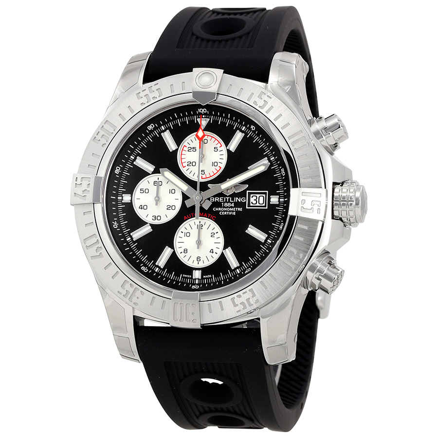 Breitling Super Avenger II Black Dial Men's Watch A1337111/BC29BKOR